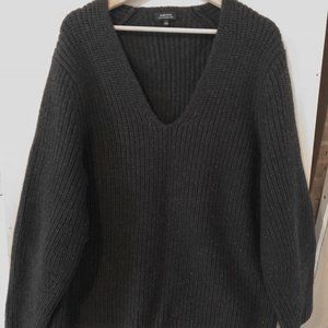 ARITZIA BABATON oversized sweater Italian wool Montpellier Valedon style L